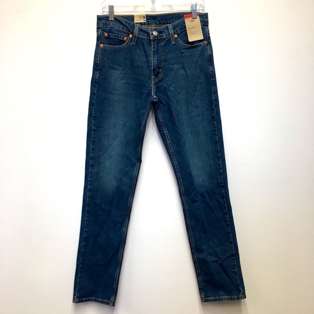 Levi's 511 Slim Stretch Denim Jeans 30x32 Blue Casual Classic Minimalist